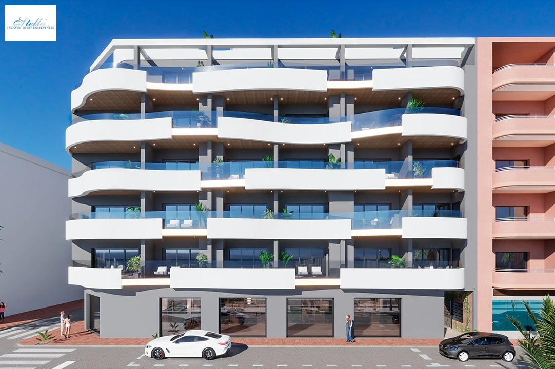 квартира на верхнем этаже in Torrevieja на продажу, жилая площадь 82 м², состояние Совершенно Новый, 2 спальни, 2 ванная, pool, ref.: HA-TON-203-A01-4