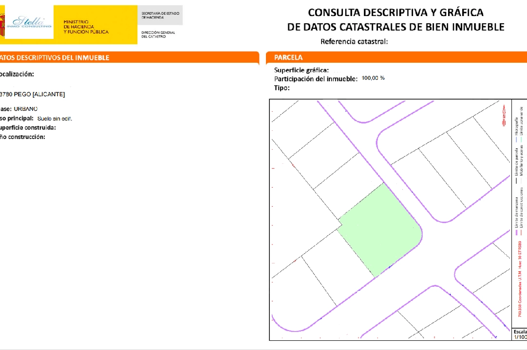 участок под строительство жилья in Pego на продажу, aircondition, поверхности суши 1262 м², pool, ref.: O-V87514-2