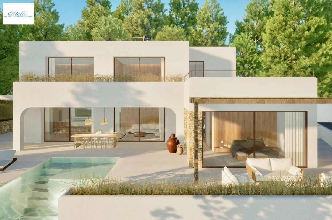 вилла in Moraira(Pla de Mar) на продажу, жилая площадь 1070 м², поверхности суши 903 м², 4 спальни, 4 ванная, pool, ref.: CA-H-1751-AMBI-11