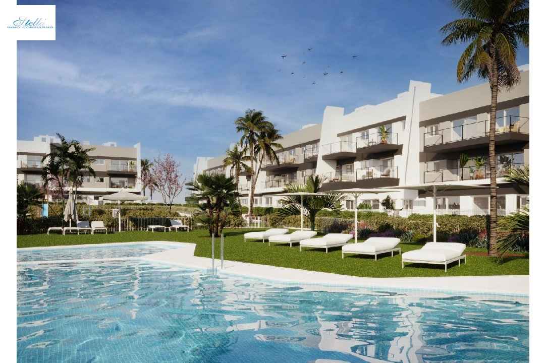 квартира in Santa Pola(Gran Alacant) на продажу, жилая площадь 82 м², aircondition, поверхности суши 41 м², 2 спальни, 2 ванная, pool, ref.: AM-1075DA-3700-13