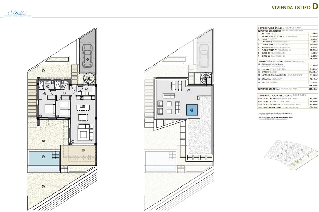 террасный дом in Polop(Hills) на продажу, жилая площадь 179 м², aircondition, 2 спальни, 2 ванная, pool, ref.: BP-7052POL-18