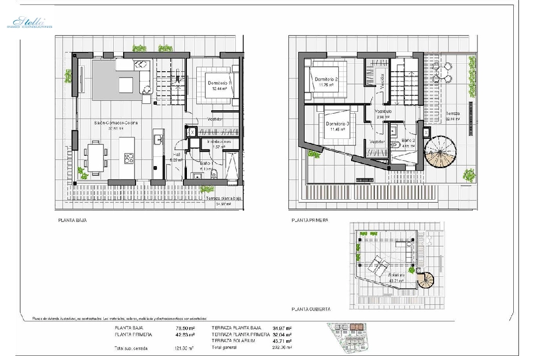 двухквартирный дом in Polop на продажу, жилая площадь 232 м², состояние Совершенно Новый, поверхности суши 295 м², 3 спальни, 2 ванная, pool, ref.: HA-PON-300-D02-5