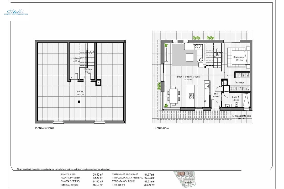 двухквартирный дом in Polop на продажу, жилая площадь 324 м², состояние Совершенно Новый, поверхности суши 353 м², 3 спальни, 2 ванная, pool, ref.: HA-PON-300-D01-5