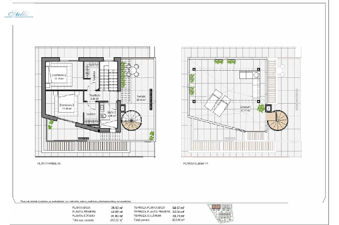 двухквартирный дом in Polop на продажу, жилая площадь 324 м², состояние Совершенно Новый, поверхности суши 353 м², 3 спальни, 2 ванная, pool, ref.: HA-PON-300-D01-6