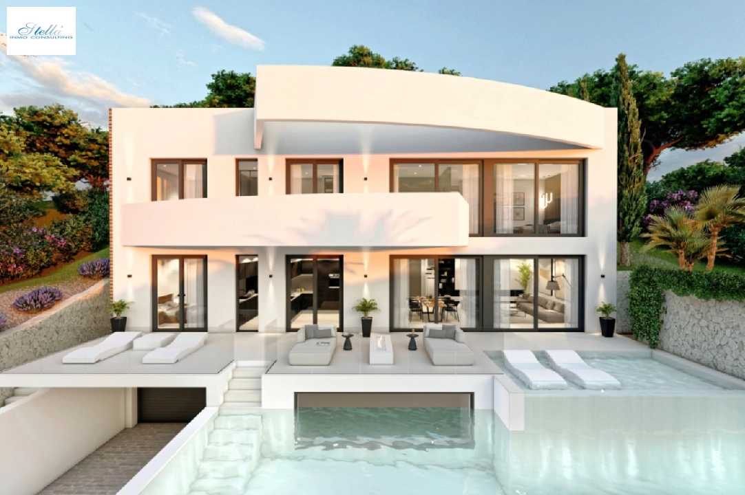 вилла in Altea на продажу, жилая площадь 540 м², год постройки 2024, aircondition, поверхности суши 1270 м², 4 спальни, 4 ванная, pool, ref.: BI-AL.H-031-18