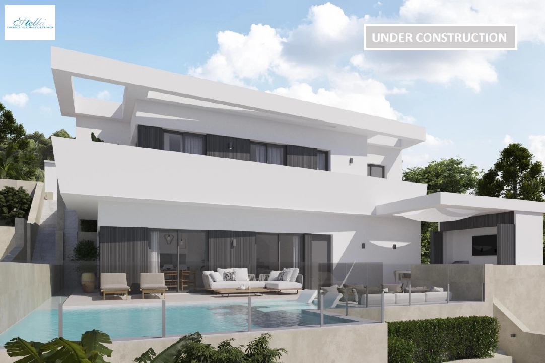 вилла in Moraira(Paichi) на продажу, жилая площадь 282 м², aircondition, поверхности суши 450 м², 4 спальни, 4 ванная, ref.: BP-4372MOR-1