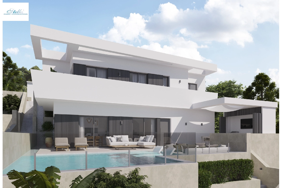 вилла in Moraira(Paichi) на продажу, жилая площадь 282 м², aircondition, поверхности суши 450 м², 4 спальни, 4 ванная, ref.: BP-4372MOR-2