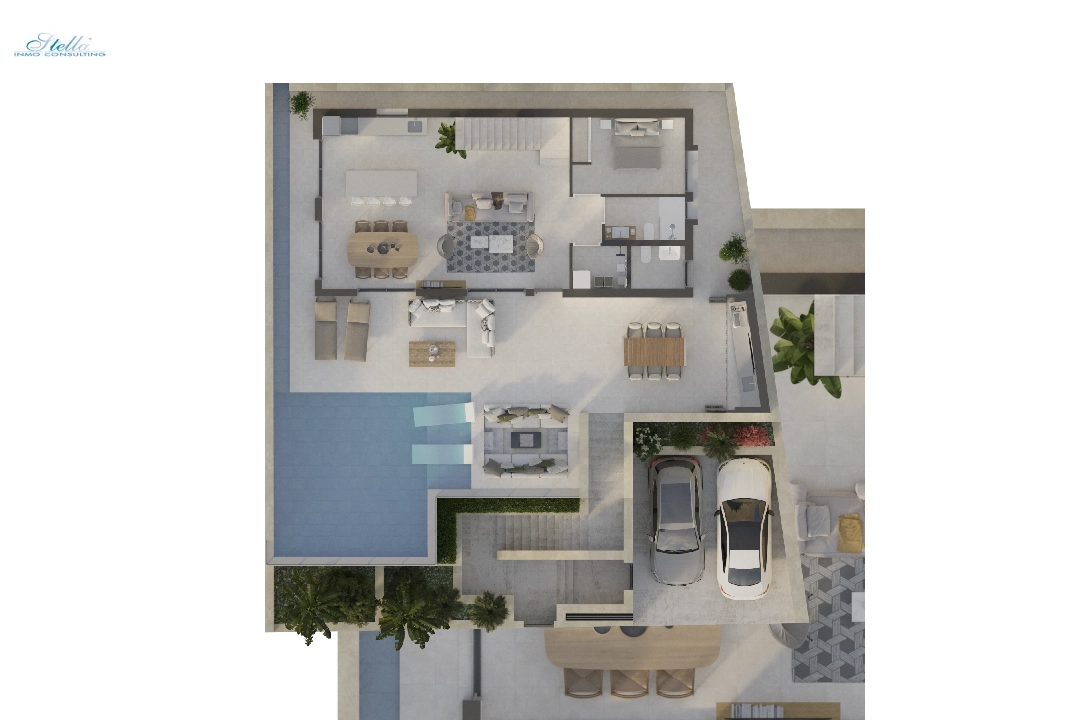 вилла in Moraira(Paichi) на продажу, жилая площадь 282 м², aircondition, поверхности суши 450 м², 4 спальни, 4 ванная, ref.: BP-4372MOR-7