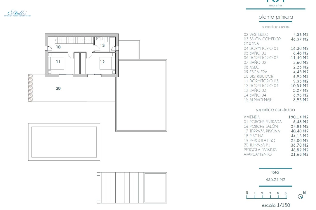 вилла in Moraira на продажу, жилая площадь 190 м², aircondition, поверхности суши 800 м², 4 спальни, 4 ванная, pool, ref.: BI-MT.H-792-10