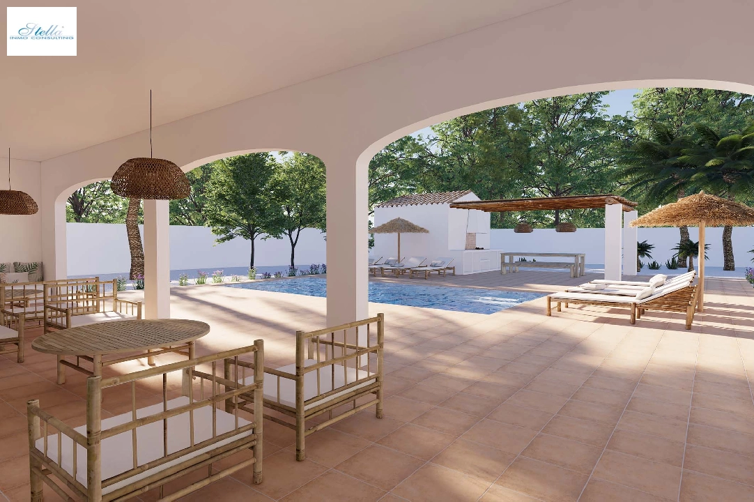 вилла in Moraira на продажу, жилая площадь 248 м², aircondition, поверхности суши 800 м², 4 спальни, 5 ванная, pool, ref.: BI-MT.H-795-2