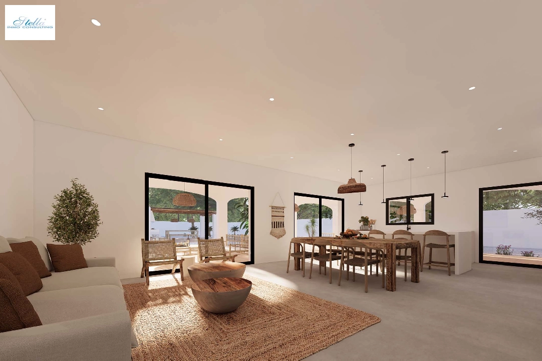 вилла in Moraira на продажу, жилая площадь 248 м², aircondition, поверхности суши 800 м², 4 спальни, 5 ванная, pool, ref.: BI-MT.H-795-3