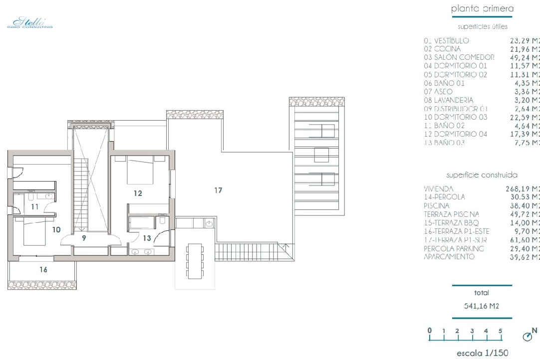 вилла in Moraira на продажу, жилая площадь 268 м², aircondition, поверхности суши 800 м², 4 спальни, 3 ванная, pool, ref.: BI-MT.H-793-13