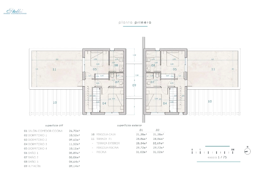 вилла in Benissa на продажу, жилая площадь 265 м², + KLIMA, aircondition, поверхности суши 519 м², 4 спальни, 3 ванная, pool, ref.: BI-MT.H-794-16