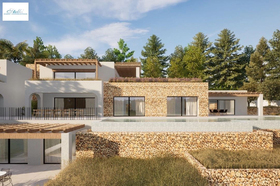 вилла in Moraira на продажу, жилая площадь 2264 м², год постройки 2024, aircondition, поверхности суши 2896 м², 6 спальни, 6 ванная, pool, ref.: BI-MT.H-800-4