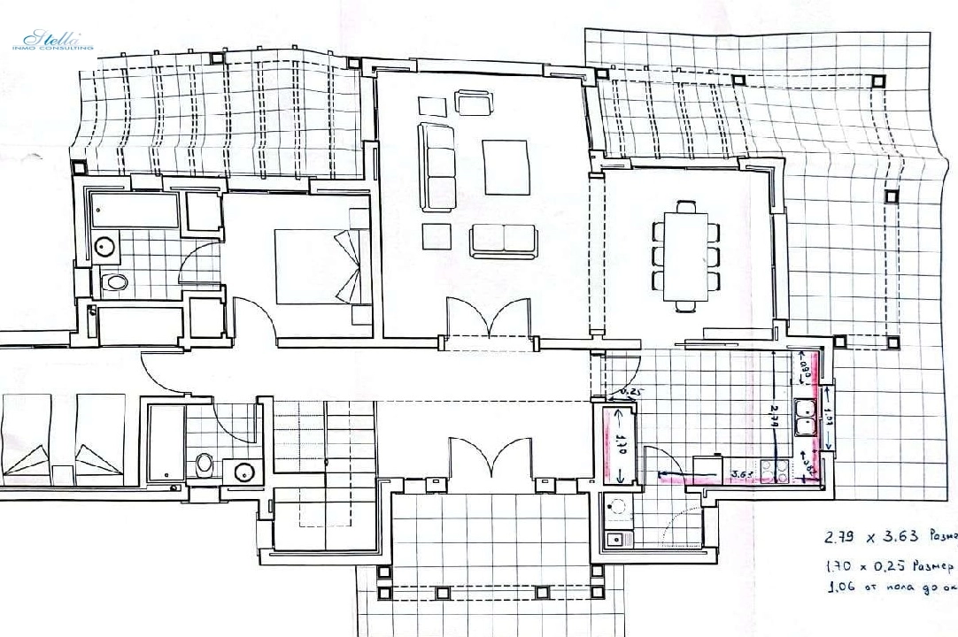 вилла in Javea(Pinosol) на продажу, жилая площадь 223 м², aircondition, поверхности суши 1000 м², 4 спальни, 4 ванная, pool, ref.: BP-4387JAV-28