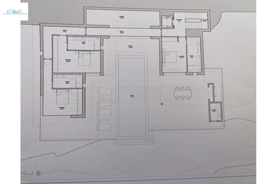 вилла in Calpe(Partida Empedrola) на продажу, жилая площадь 453 м², aircondition, поверхности суши 1013 м², 4 спальни, 5 ванная, ref.: BP-4308CAL-10