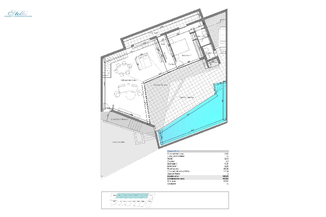 вилла in Benitachell(Benitachell) на продажу, жилая площадь 226 м², поверхности суши 270 м², 3 спальни, 3 ванная, pool, ref.: AM-12202DA-3700-21