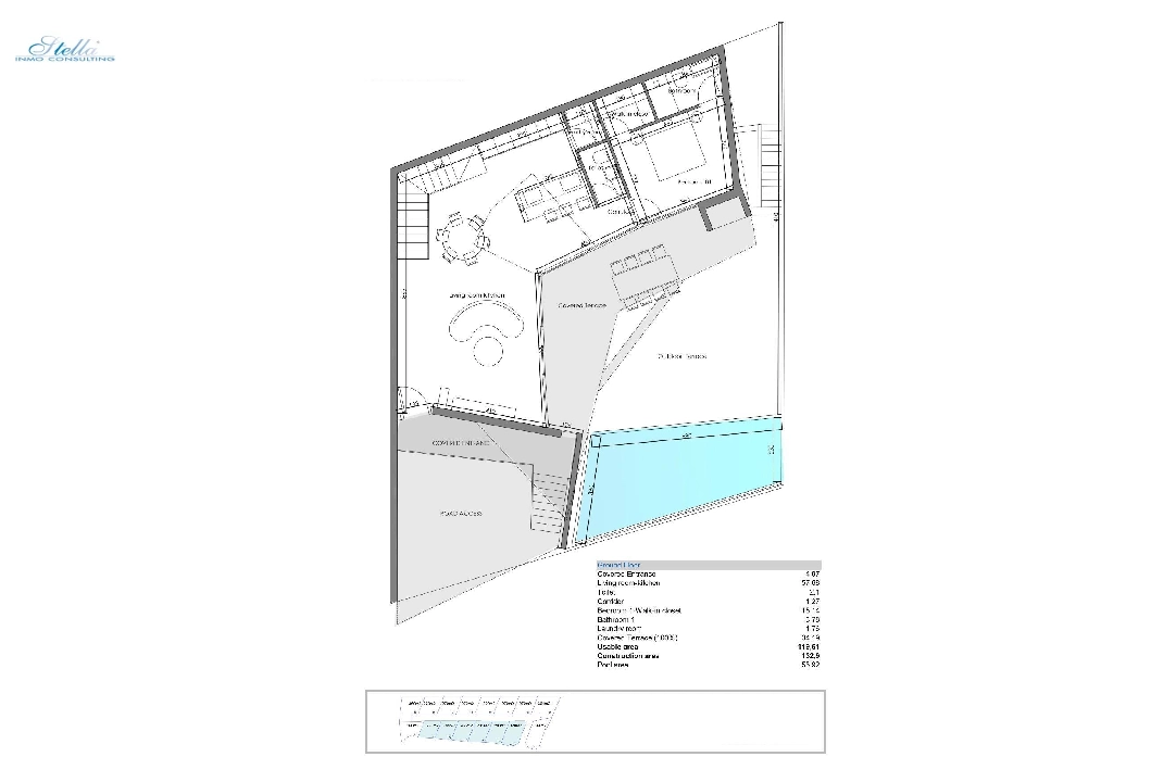 вилла in Benitachell(Benitachell) на продажу, жилая площадь 226 м², поверхности суши 270 м², 3 спальни, 3 ванная, pool, ref.: AM-12202DA-3700-23