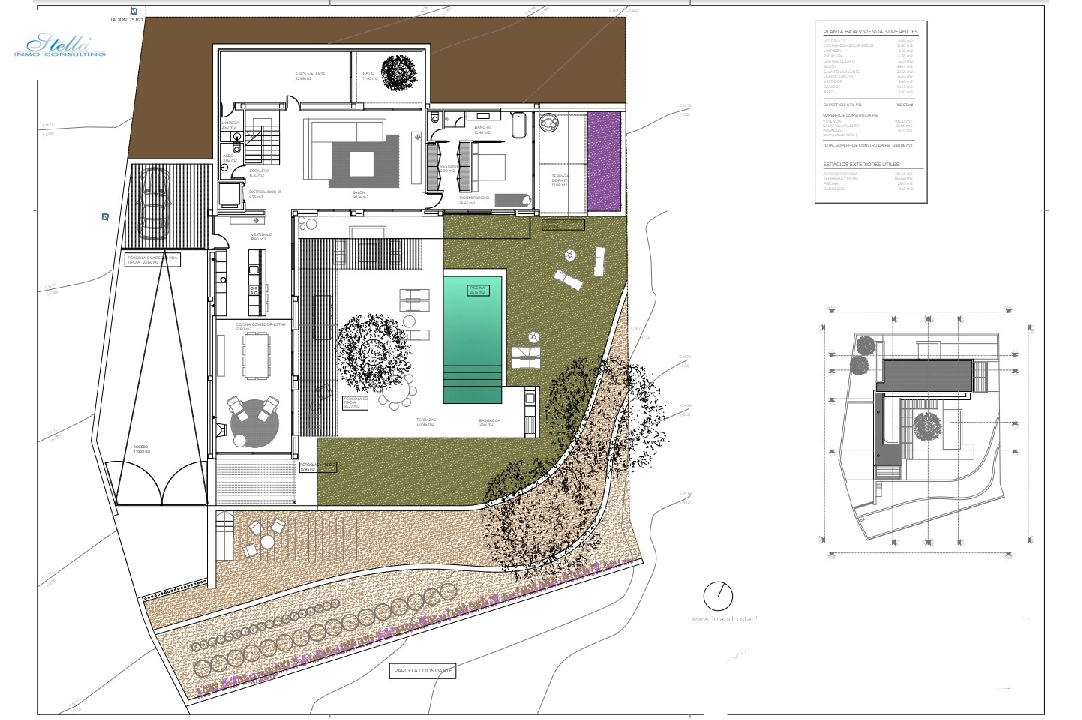 вилла in Calpe(Garduix) на продажу, жилая площадь 675 м², aircondition, поверхности суши 1079 м², 4 спальни, 5 ванная, ref.: BP-3631CAL-4