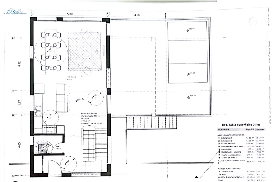 вилла in Benitachell(Cumbre del Sol) на продажу, жилая площадь 418 м², aircondition, поверхности суши 836 м², 4 спальни, 3 ванная, pool, ref.: BP-4411BELL-46