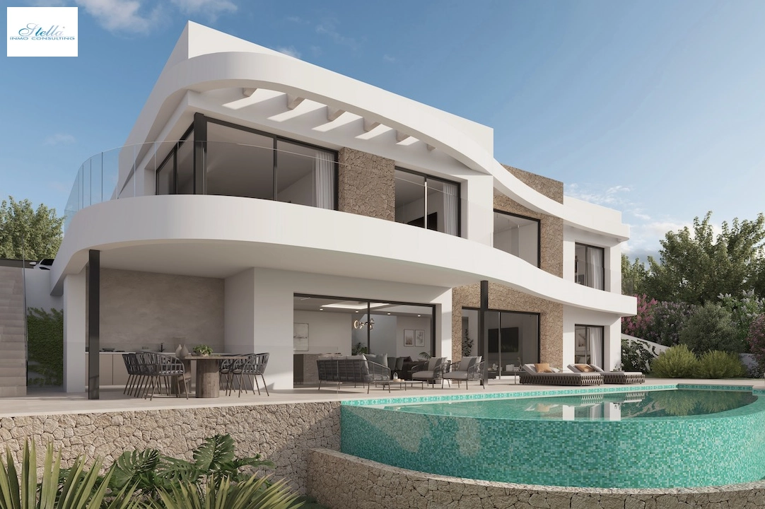 вилла in Moraira(La Sabatera) на продажу, жилая площадь 185 м², aircondition, поверхности суши 801 м², 4 спальни, 4 ванная, pool, ref.: CA-H-1786-AMB-3