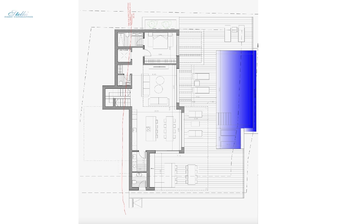 вилла in Moraira(La Sabatera) на продажу, жилая площадь 411 м², aircondition, 4 спальни, 4 ванная, pool, ref.: CA-H-1787-AMB-11