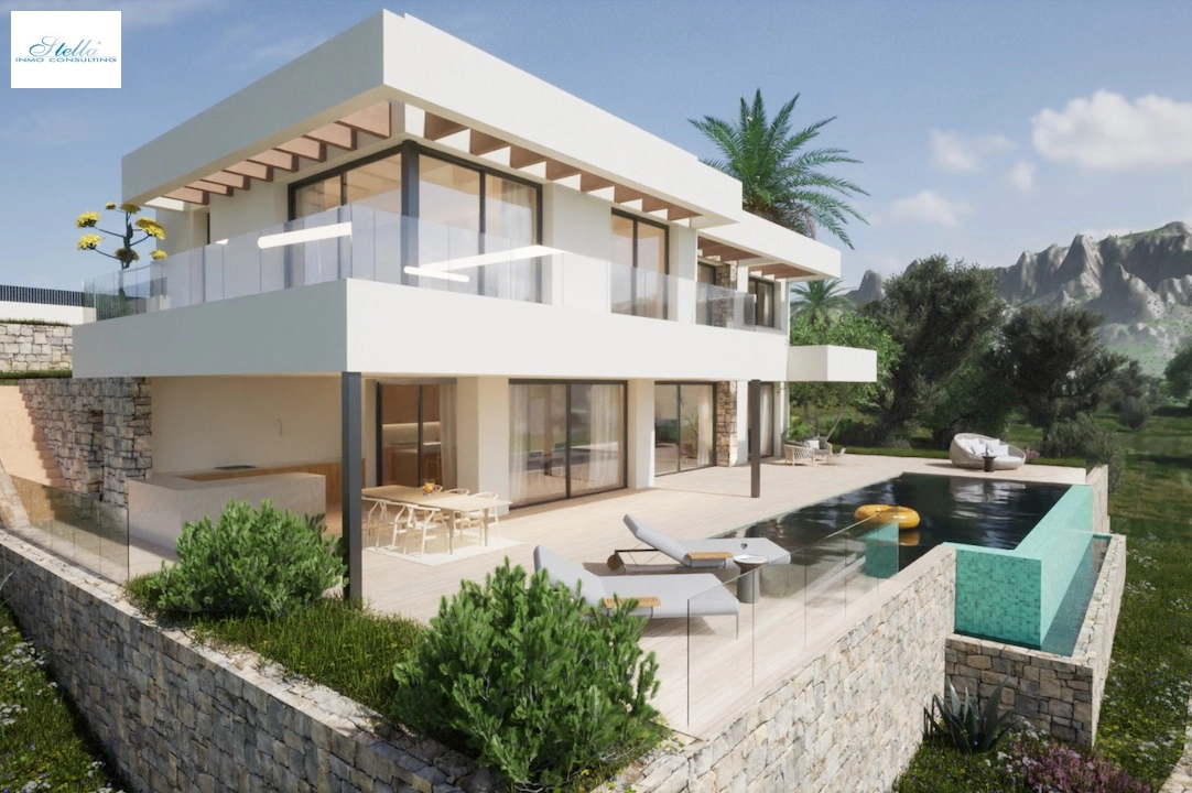 вилла in Moraira(La Sabatera) на продажу, жилая площадь 411 м², aircondition, 4 спальни, 4 ванная, pool, ref.: CA-H-1787-AMB-4