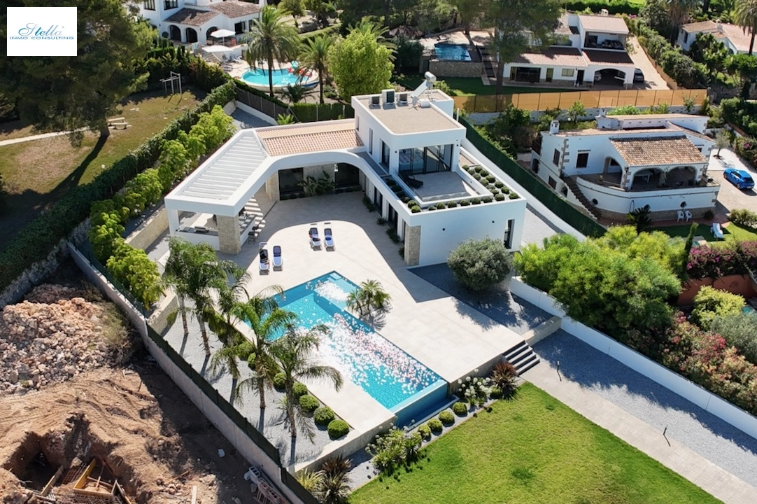 вилла in Javea(Pinosol) на продажу, жилая площадь 260 м², состояние Совершенно Новый, + Подпольное отопление, aircondition, поверхности суши 1866 м², 4 спальни, 3 ванная, pool, ref.: CA-H-1790-AMBE-44