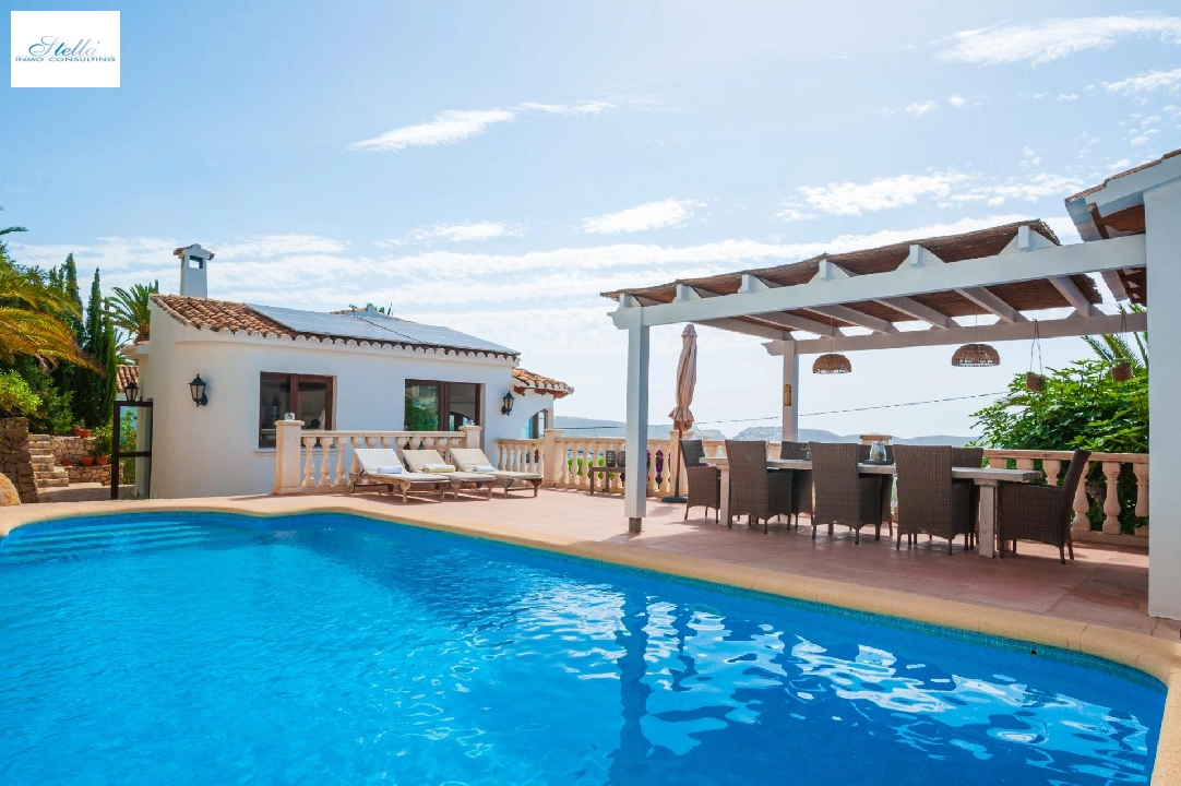 вилла in Moraira(Benimeit) на продажу, жилая площадь 168 м², aircondition, 3 спальни, 3 ванная, pool, ref.: COB-3467-10535-6