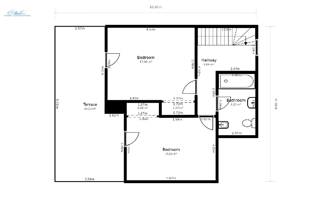 бунгало in Calpe(Garduix) на продажу, жилая площадь 110 м², aircondition, 2 спальни, 2 ванная, pool, ref.: COB-3468-10535-26