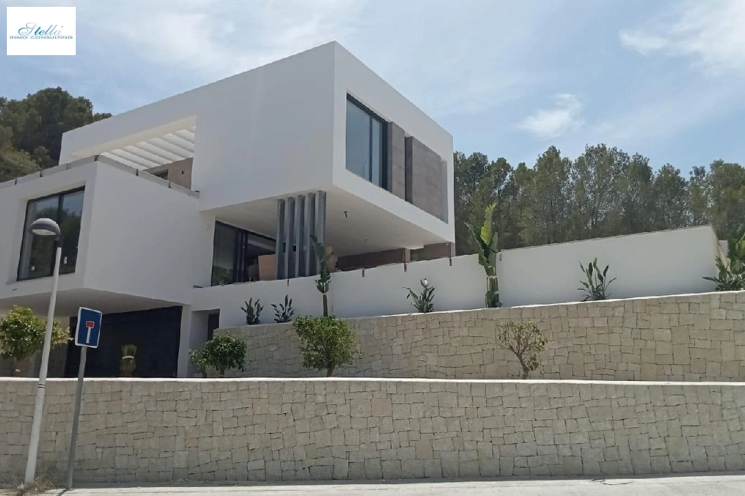 вилла in Moraira на продажу, жилая площадь 394 м², год постройки 2020, aircondition, поверхности суши 800 м², 4 спальни, 3 ванная, pool, ref.: AM-11509DA-1