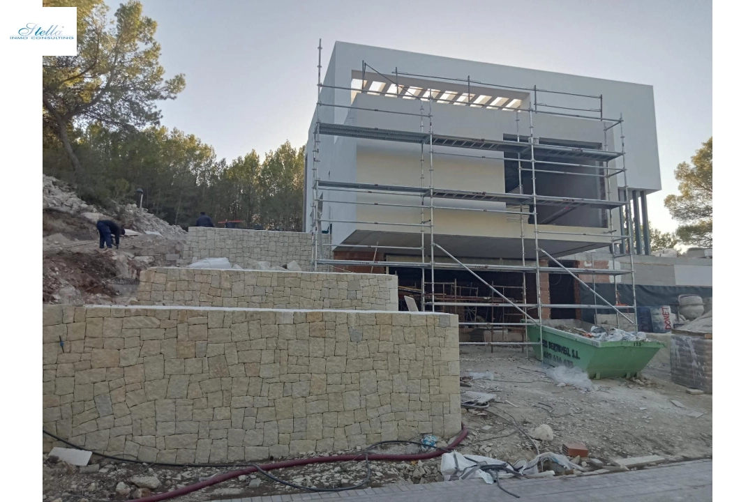 вилла in Moraira на продажу, жилая площадь 394 м², год постройки 2020, aircondition, поверхности суши 800 м², 4 спальни, 3 ванная, pool, ref.: AM-11509DA-19