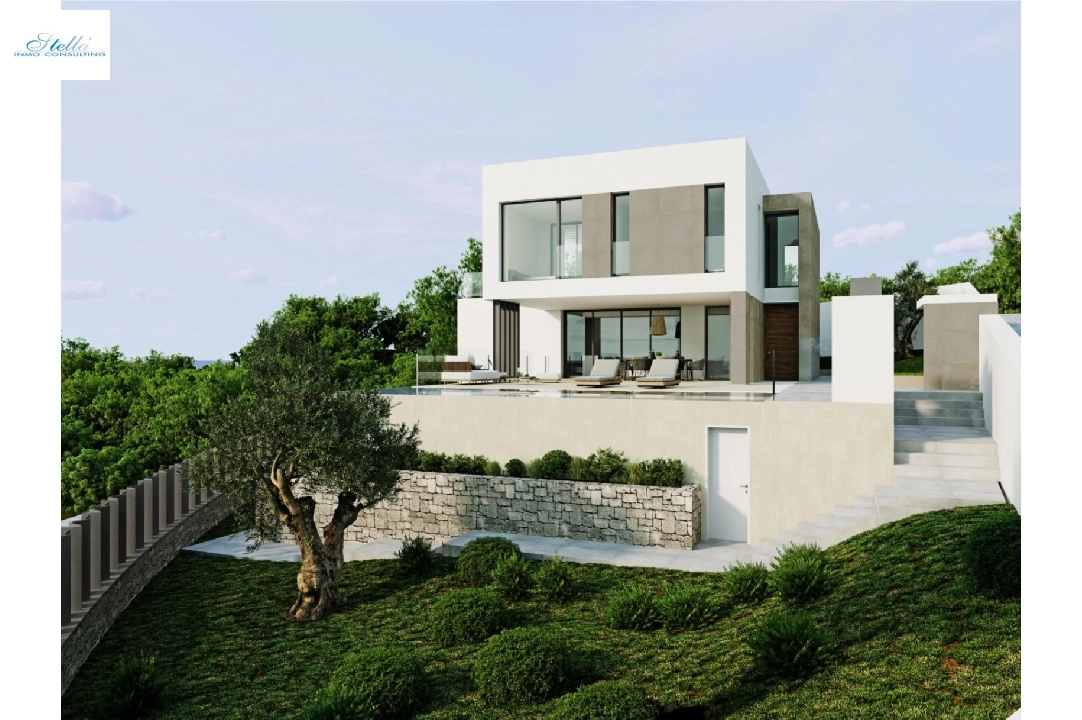 вилла in Moraira на продажу, жилая площадь 394 м², год постройки 2020, aircondition, поверхности суши 800 м², 4 спальни, 3 ванная, pool, ref.: AM-11509DA-29