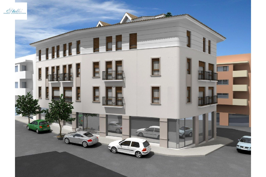 квартира in Moraira(Centro) на продажу, жилая площадь 68 м², год постройки 2021, aircondition, 3 спальни, 1 ванная, pool, ref.: AM-11644DR-1