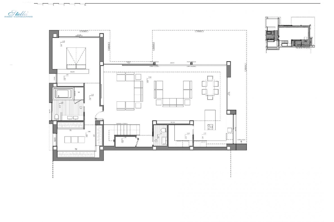 вилла in Benitachell на продажу, жилая площадь 783 м², год постройки 2022, aircondition, поверхности суши 1087 м², 4 спальни, 5 ванная, pool, ref.: AM-11649DA-9