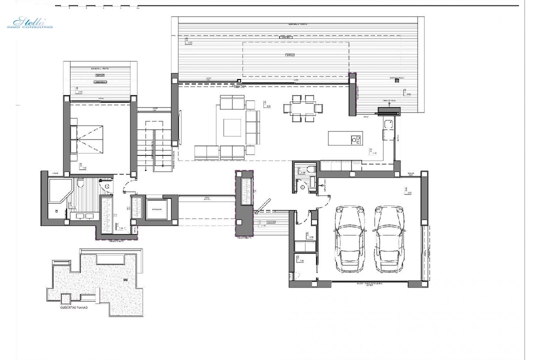 вилла in Benitachell на продажу, жилая площадь 693 м², год постройки 2022, aircondition, поверхности суши 1158 м², 3 спальни, 5 ванная, pool, ref.: AM-11651DA-8