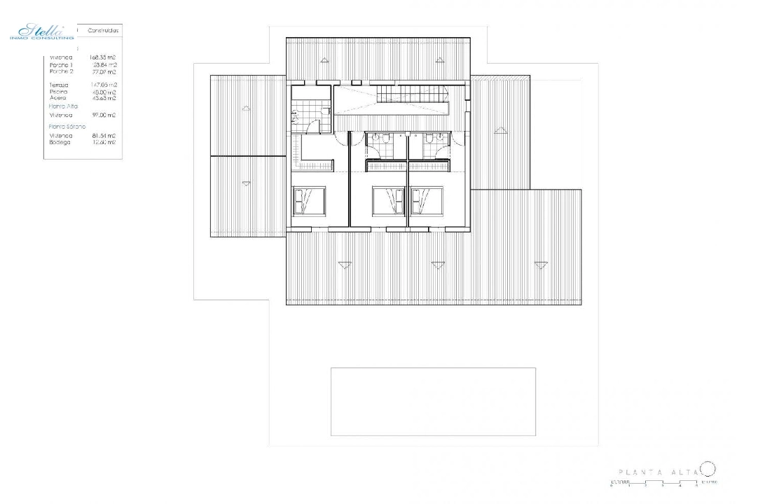 вилла in Moraira на продажу, жилая площадь 699 м², год постройки 2022, aircondition, поверхности суши 13500 м², 4 спальни, 4 ванная, pool, ref.: AM-11734DA-5