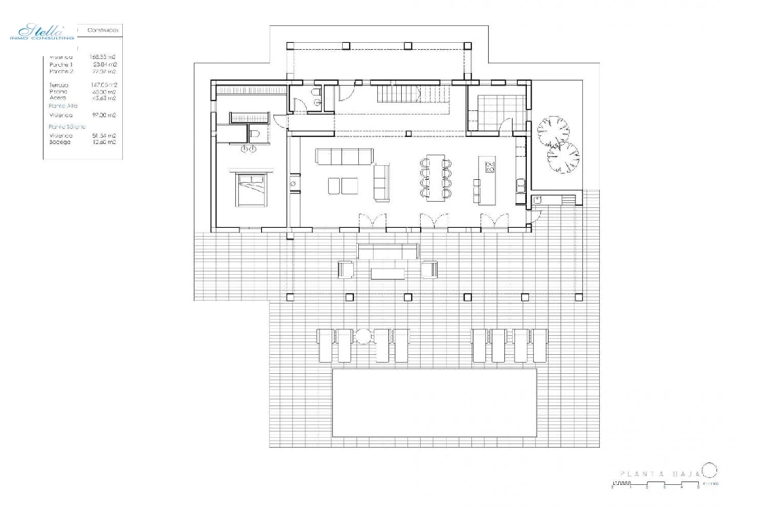 вилла in Moraira на продажу, жилая площадь 699 м², год постройки 2022, aircondition, поверхности суши 13500 м², 4 спальни, 4 ванная, pool, ref.: AM-11734DA-8