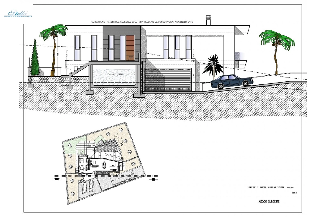 вилла in Calpe на продажу, жилая площадь 273 м², год постройки 2022, aircondition, поверхности суши 805 м², 4 спальни, 4 ванная, pool, ref.: AM-11772DA-13