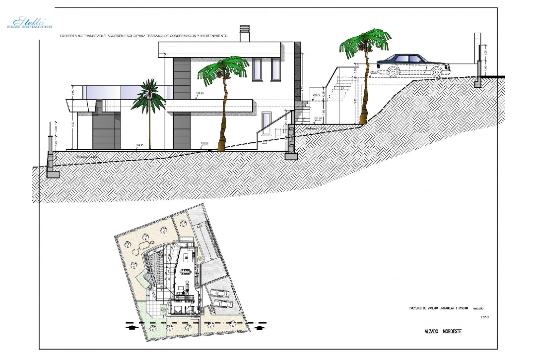 вилла in Calpe на продажу, жилая площадь 273 м², год постройки 2022, aircondition, поверхности суши 805 м², 4 спальни, 4 ванная, pool, ref.: AM-11772DA-17