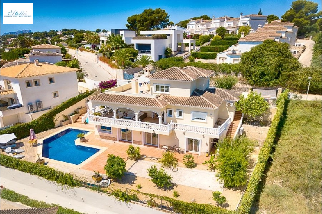 вилла in Moraira на продажу, жилая площадь 270 м², год постройки 2007, aircondition, поверхности суши 797 м², 4 спальни, 3 ванная, pool, ref.: AM-11778DA-3