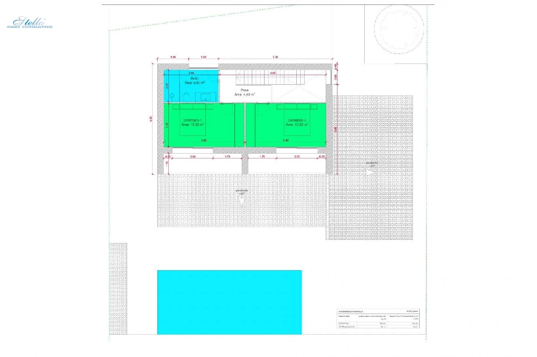 вилла in Javea на продажу, жилая площадь 180 м², год постройки 2023, aircondition, поверхности суши 1005 м², 3 спальни, 2 ванная, pool, ref.: AM-11845DA-18