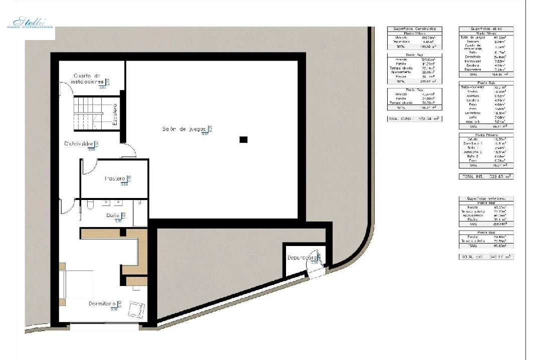 вилла in Benissa на продажу, жилая площадь 359 м², год постройки 2024, aircondition, поверхности суши 1040 м², 4 спальни, 3 ванная, pool, ref.: AM-11858DA-18