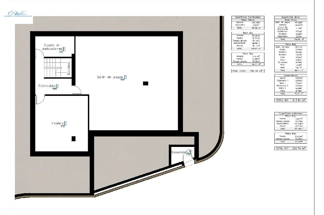 вилла in Benissa на продажу, жилая площадь 359 м², год постройки 2024, aircondition, поверхности суши 1040 м², 4 спальни, 3 ванная, pool, ref.: AM-11858DA-20