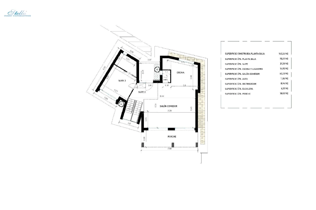 вилла in Moraira на продажу, жилая площадь 365 м², год постройки 2023, aircondition, поверхности суши 967 м², 4 спальни, 4 ванная, pool, ref.: AM-11867DA-17