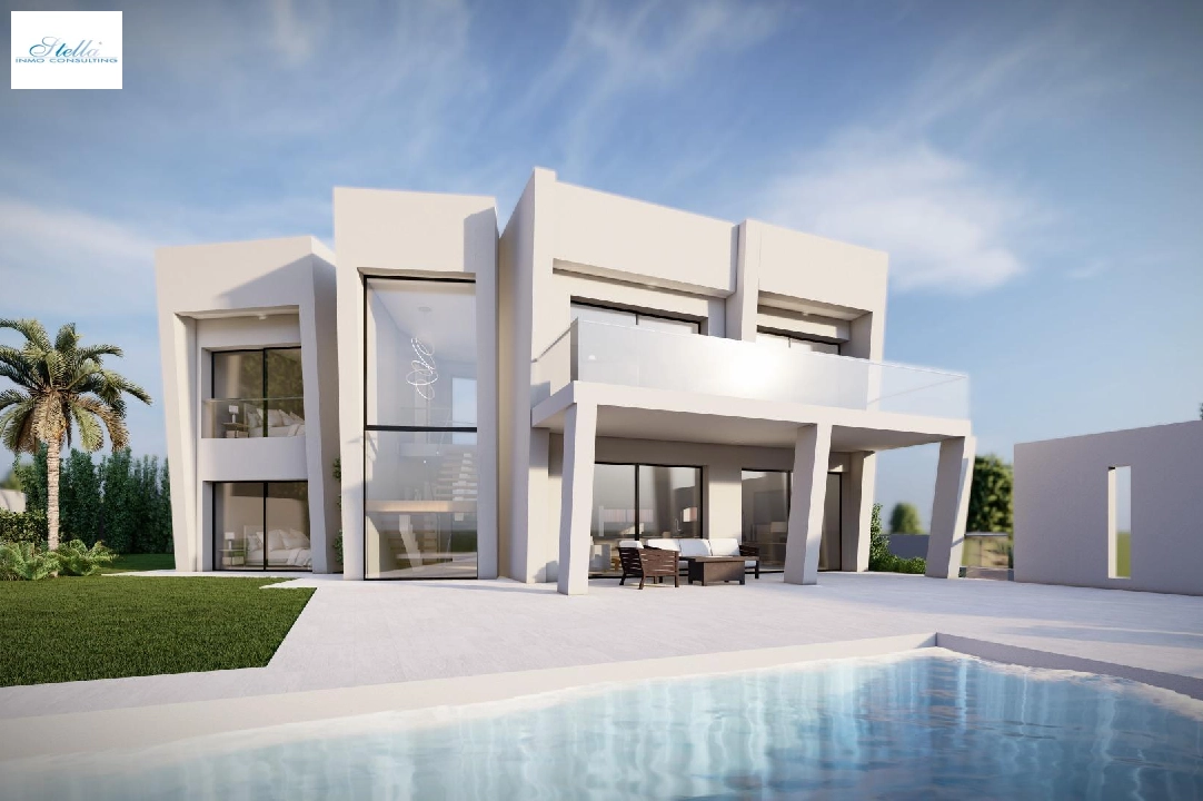 вилла in Moraira на продажу, жилая площадь 365 м², год постройки 2023, aircondition, поверхности суши 967 м², 4 спальни, 4 ванная, pool, ref.: AM-11867DA-2