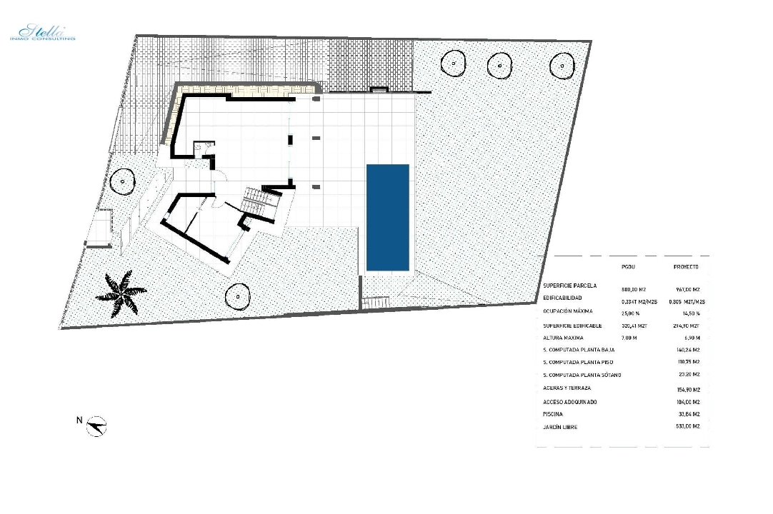 вилла in Moraira на продажу, жилая площадь 365 м², год постройки 2023, aircondition, поверхности суши 967 м², 4 спальни, 4 ванная, pool, ref.: AM-11867DA-20