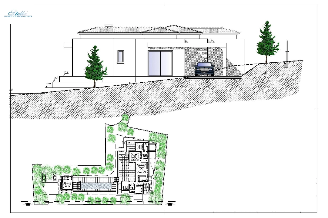 вилла in Javea на продажу, жилая площадь 420 м², год постройки 2023, aircondition, поверхности суши 1741 м², 4 спальни, 5 ванная, pool, ref.: AM-12003DA-10