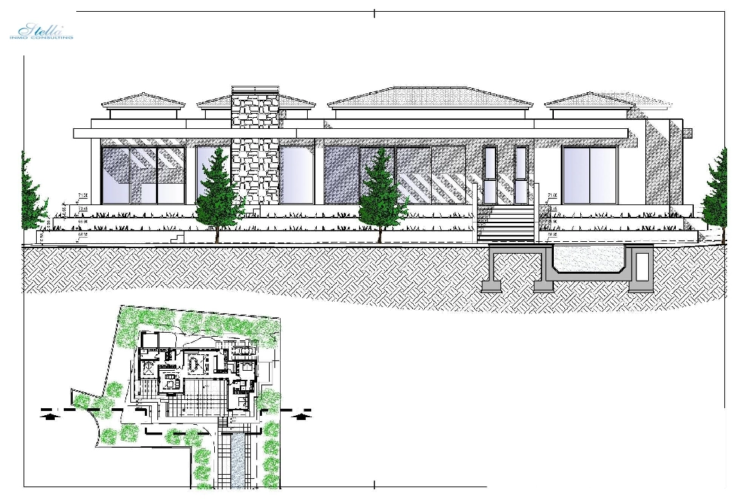 вилла in Javea на продажу, жилая площадь 420 м², год постройки 2023, aircondition, поверхности суши 1741 м², 4 спальни, 5 ванная, pool, ref.: AM-12003DA-11