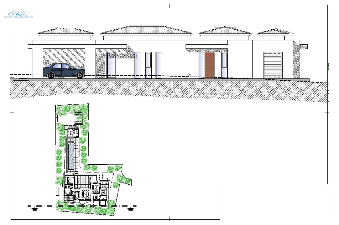 вилла in Javea на продажу, жилая площадь 420 м², год постройки 2023, aircondition, поверхности суши 1741 м², 4 спальни, 5 ванная, pool, ref.: AM-12003DA-6